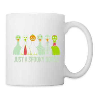 Just A Spooky Goose Halloween Vibes - Mug - white - Right