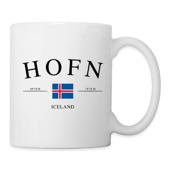 Höfn Island – Holiday Souvenir &amp; Gift - Mug - white - Right