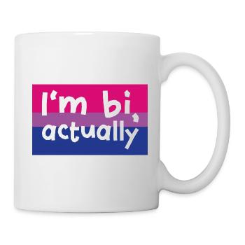 Bisexual Flagge Quote Pride Flag Design CSD - Mug - white - Right
