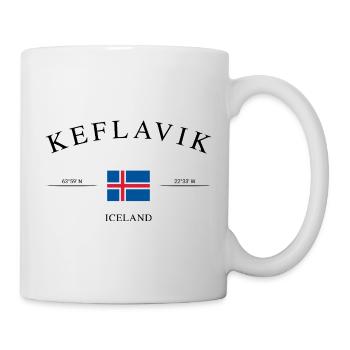 Keflavík Iceland – Holiday Souvenir &amp; Gift - Mug - white - Right