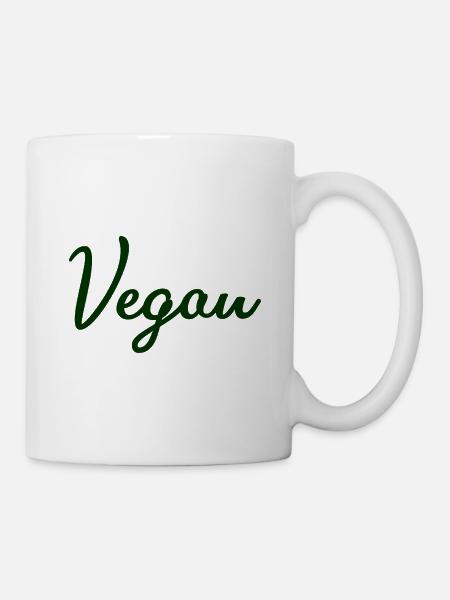Vegan - Veganerin - Veganer - Tasse - Weiß