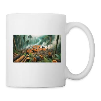 Stop Extinction: Forest Protection Design - Mug - white - Right