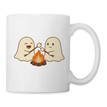 Ghost Fire Camp Halloween - Mug - white - Right