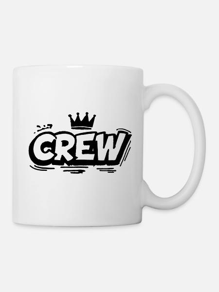 Crew Mitglied Graffiti - Tasse - Weiß