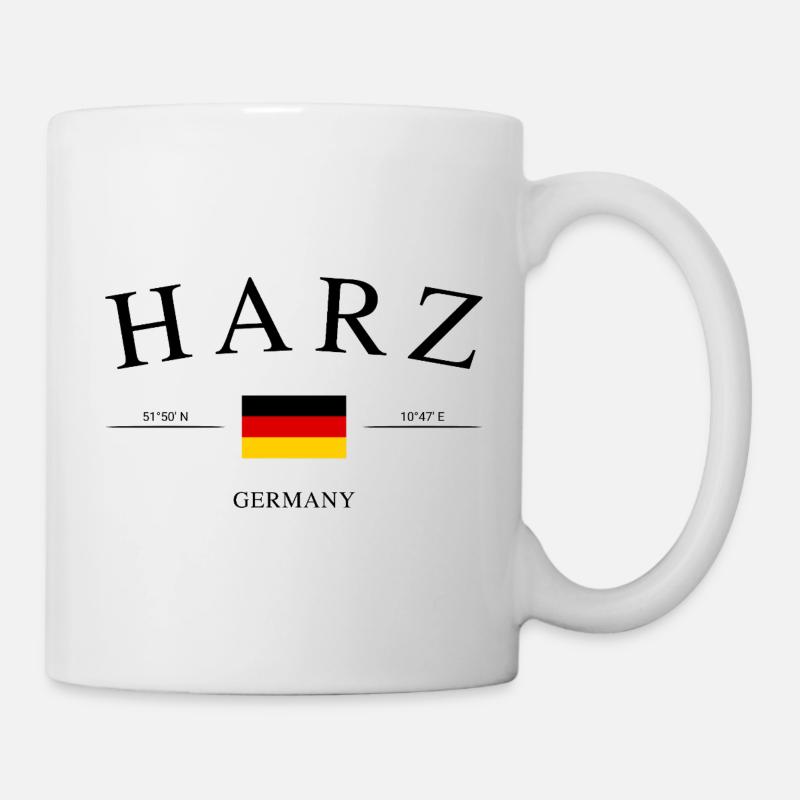 Harz Deutschland – Urlaub Souvenir & Geschenk - Tasse - Weiß