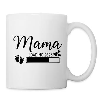 Mama Loading 2026 - Tasse - Weiß - Rechts