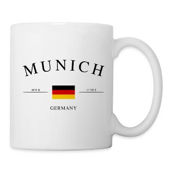 Munich, Allemagne – Souvenir et cadeau de Noël - Mug blanc - blanc - Droite