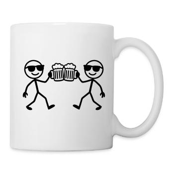 Team beer funny - Mug - white - Right