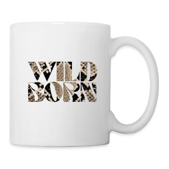 Wild Born Snake Print Abstract Design - Mug - white - Right