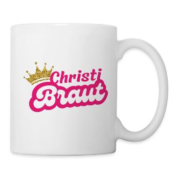 Christi Braut - Tasse - Weiß - Rechts