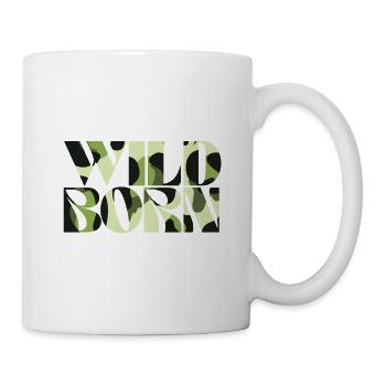 Conception du monde de la faune inspirée du camouflage - Mug blanc - blanc - Droite