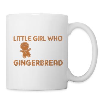 Lebkuchen Weihnachten Lebkuchenmann Gingerbread - Tasse - Weiß - Rechts
