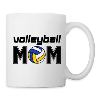 Volleyball-Mom - Tasse - Weiß - Rechts