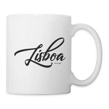 Lisboa Script Portugal - Mug - white - Right