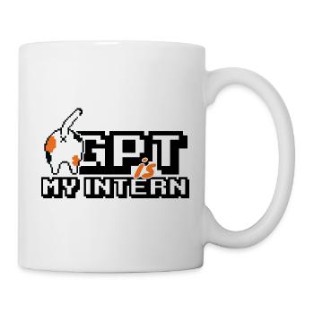 IAHumour – AI & pixel art geek T-shirts and gifts - Mug - white - Right