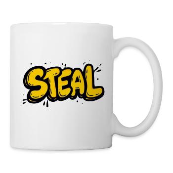 Signe d’accord de vol - Mug blanc - blanc - Droite