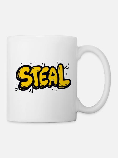Deal stehlen Unterzeichnung - Tasse - Weiß