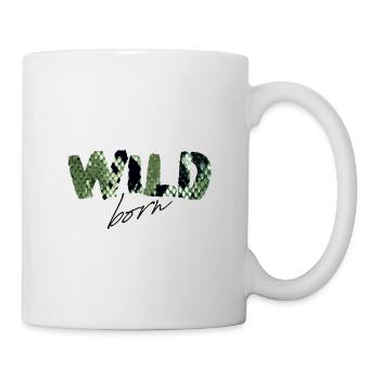 Wild Born Snake Print Letters - Mug - white - Right