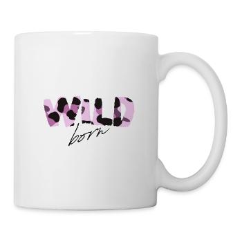 Wild Born Camouflage Wordmark - Mug - white - Right