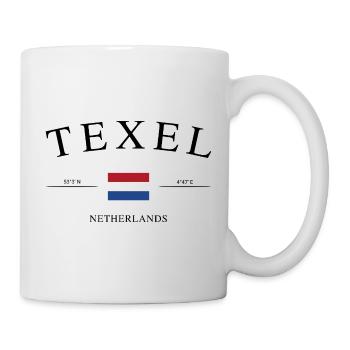 Texel Niederlande – Urlaub Souvenir & Geschenk - Tasse - Weiß - Rechts