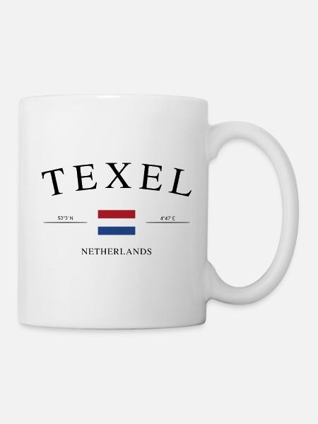 Texel Niederlande – Urlaub Souvenir & Geschenk - Tasse - Weiß