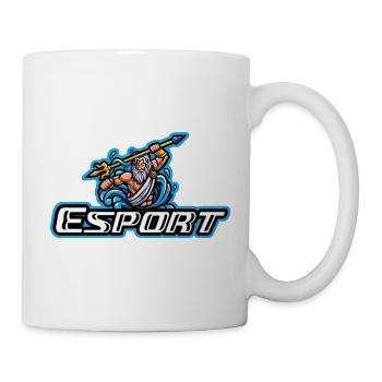 Héros Esport Poséidon et Trident - Mug blanc - blanc - Droite
