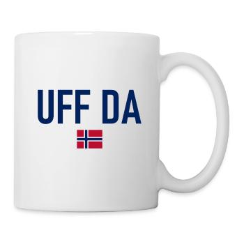 Amour - Drapeau de la Norvège - Norvège - Norvège - Mug blanc - blanc - Droite