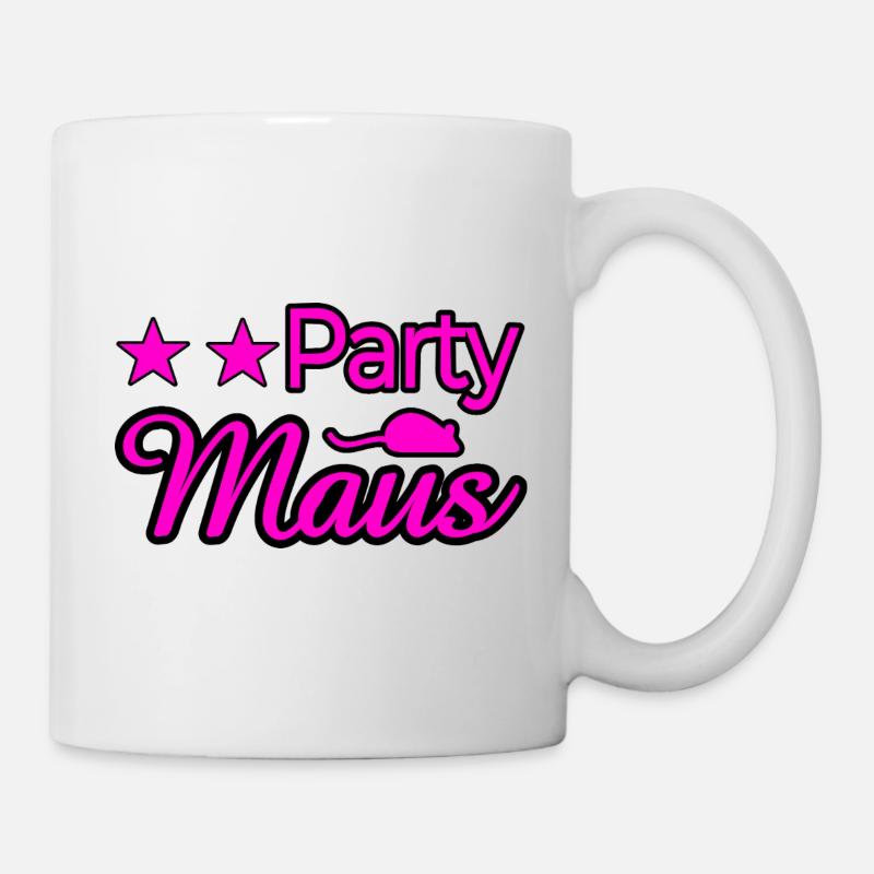 Party - Tasse - Weiß