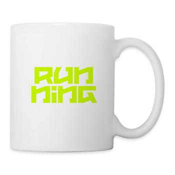 Feel Alive Running Neon - Mug - white - Right