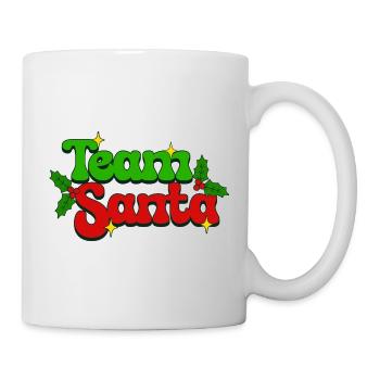 Weihnachtsmann Geschenkidee für festliche Stimmung - Tasse - Weiß - Rechts