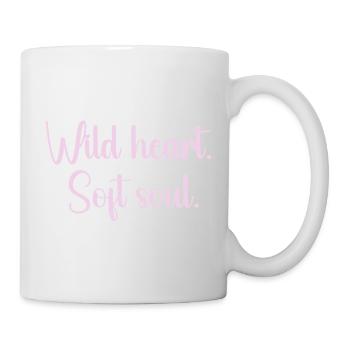 Cœur Sauvage Âme Douce - Mug blanc - blanc - Droite