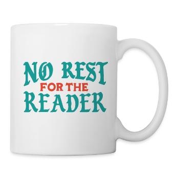 Pas de repos pour le lecteur - Mug blanc - blanc - Droite