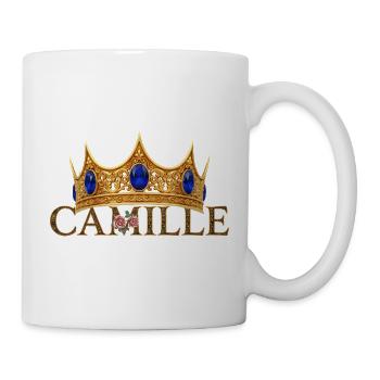 Golden Crown Monogram Camille - Mug - white - Right