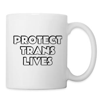 Protect Trans Lives - Mug - white - Right