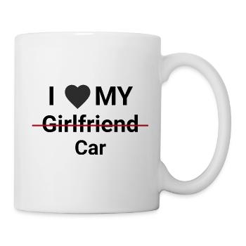 I Love My Car - Mug - white - Right