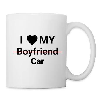 I Love My Car - Mug - white - Right