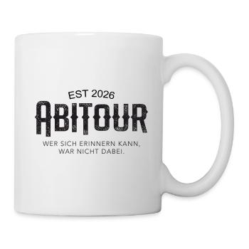 Abitour Est 2026 Erinnerung - Tasse - Weiß - Rechts