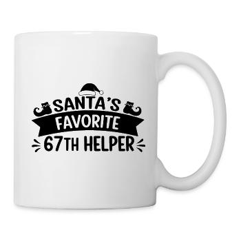 Santa's Favorite 67th Helper - Mug - white - Right