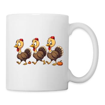 Thanksgiving Truthahn Baby - Tasse - Weiß - Rechts
