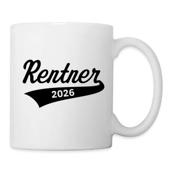 Retraités 2026 (Rente / Retraite / Noir) - Mug blanc - blanc - Droite