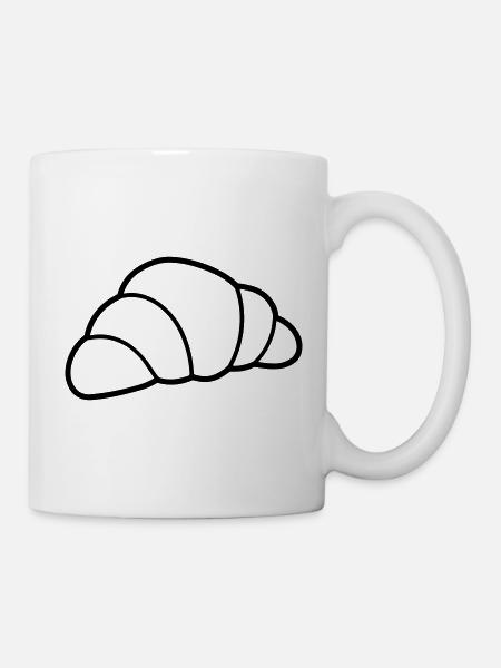 Halbmond - Tasse - Weiß