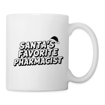 Santa's Favorite Pharmacist - Tasse - Weiß - Rechts