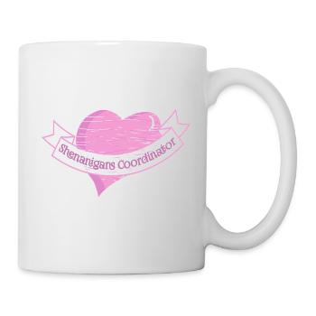 Streiche-Koordinatorin St. Patrick's Day  - Tasse - Weiß - Rechts