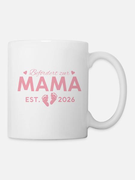 Promue au rang de maman 2026 Maternité - Mug blanc - blanc