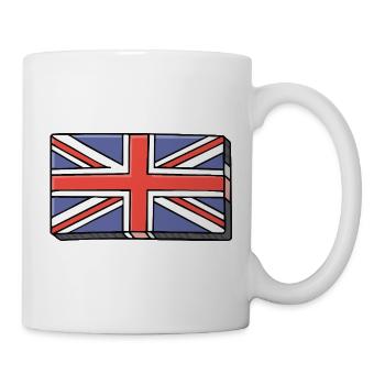 Union Jack Ziegel - Tasse - Weiß - Rechts