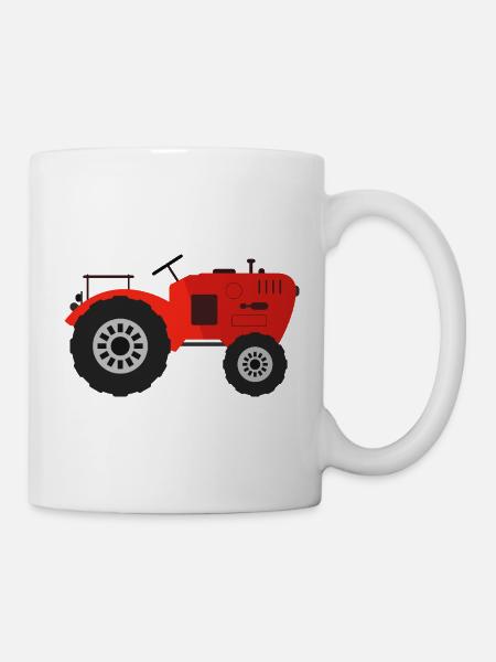 Traktor - Tasse - Weiß