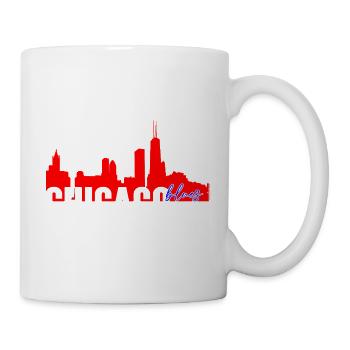 Chicago Blues - Tasse - Weiß - Rechts