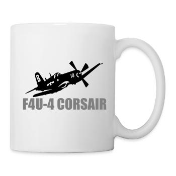F4U 4 Corsair - Mug blanc - blanc - Droite