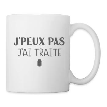 I Can't I Treat – Humor Farmer - Tasse - Weiß - Rechts
