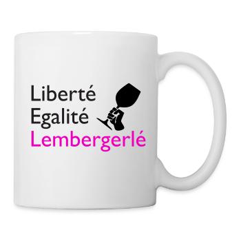 Liberté Egalité Lembergerlé - Tasse - Weiß - Rechts
